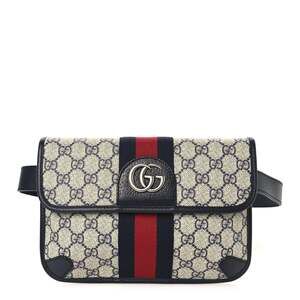 Gucci Gg Supreme Web Small Ophidia Belt #230958G90B